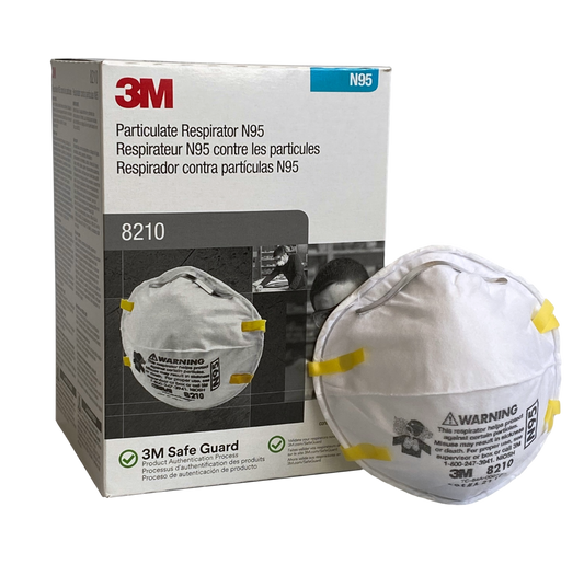 3M 8210 N95 Particulate Respirator (20/Box)