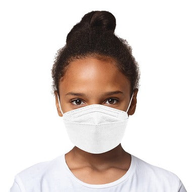 Canadamasq Kids CA-N95 Flat-Fold Respirator White - 10/Pack