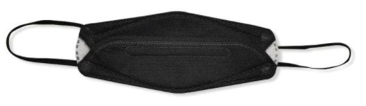 Hynaut KN95 Kids Mask Black - Individually Wrapped - 10 KN95s/Pack