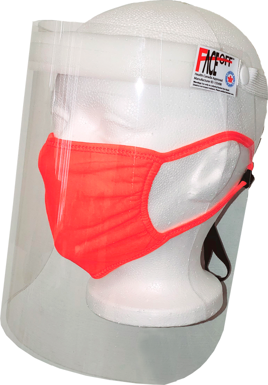 Non-Removeable Face Shield - Level 1 - Made in Canada